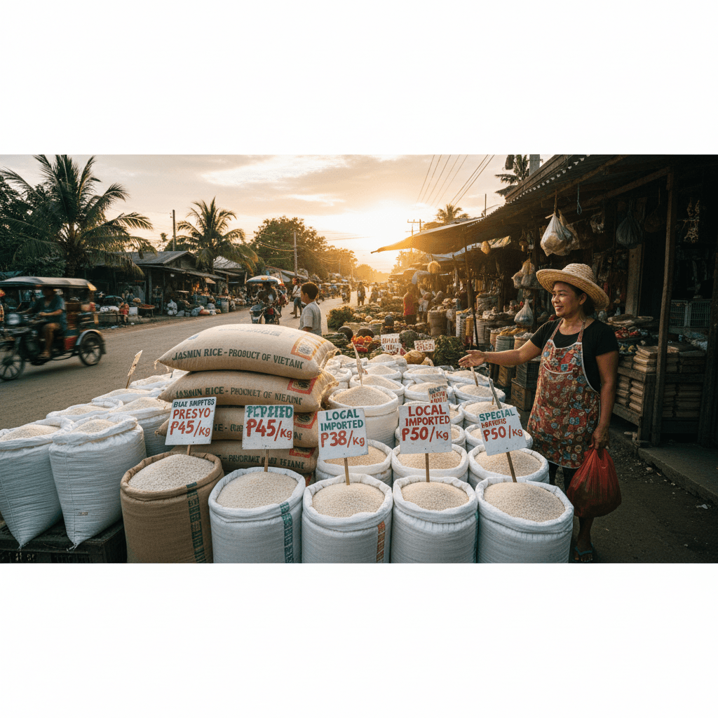 Plafond de prix pour le riz aux Philippines