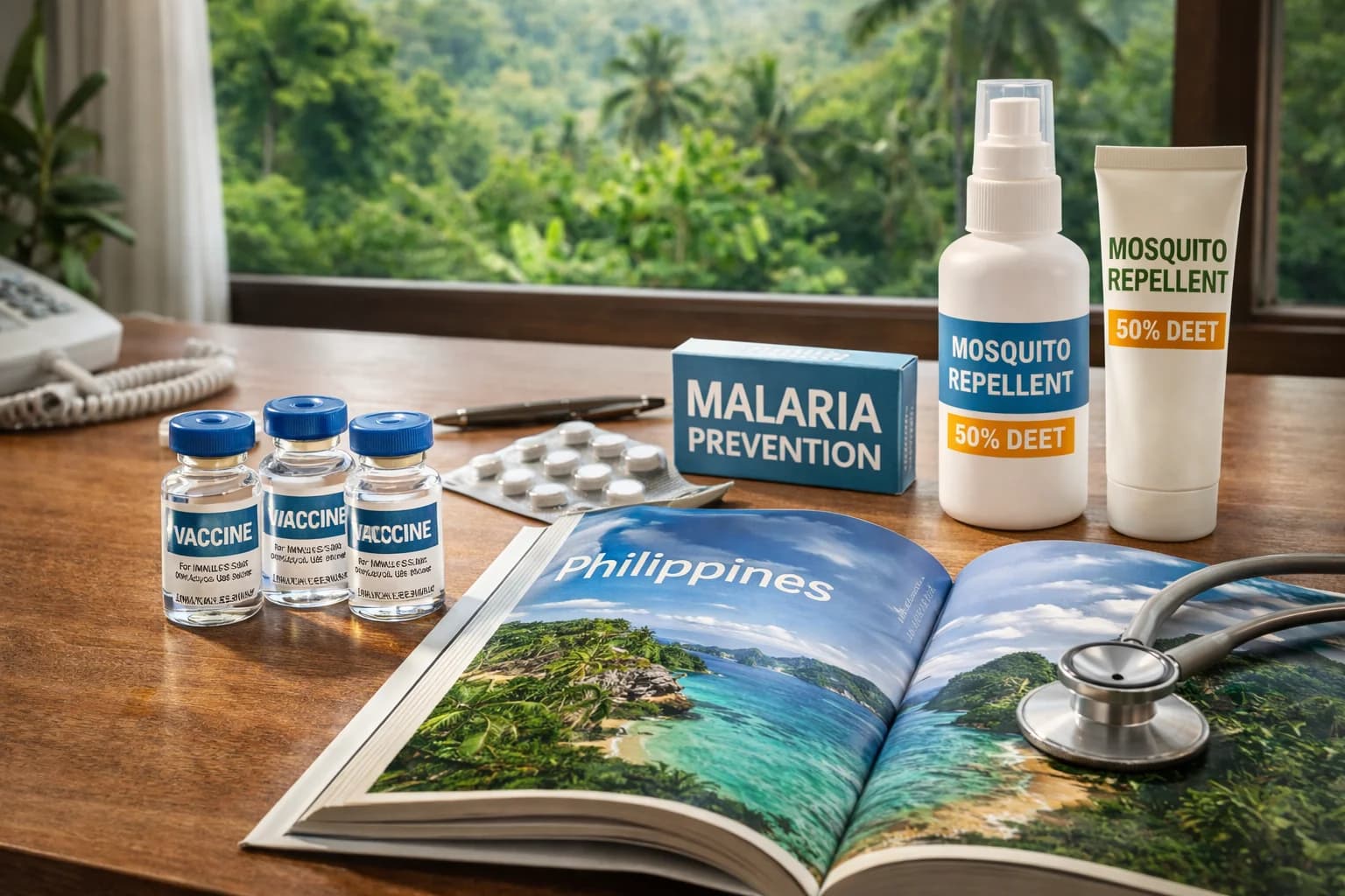 Préparation d'un voyage aux Philippines, conseils de santé et budget